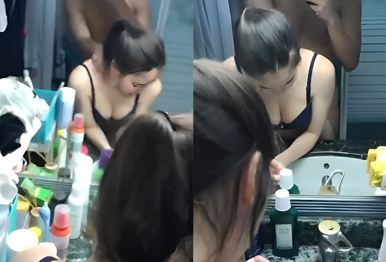 Habang nagme-makeup, humingi siya ng doggy